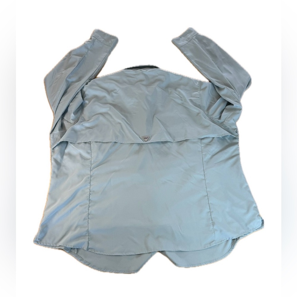 Columbia Women's PFG Tamiami II Long Sleeve Fishing Shirt Blue 3X - Picture 2 of 14